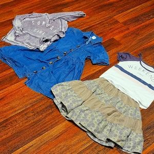 Grayson social shirts s dress and a skirt! Lightweight hoody goes w boho skirt